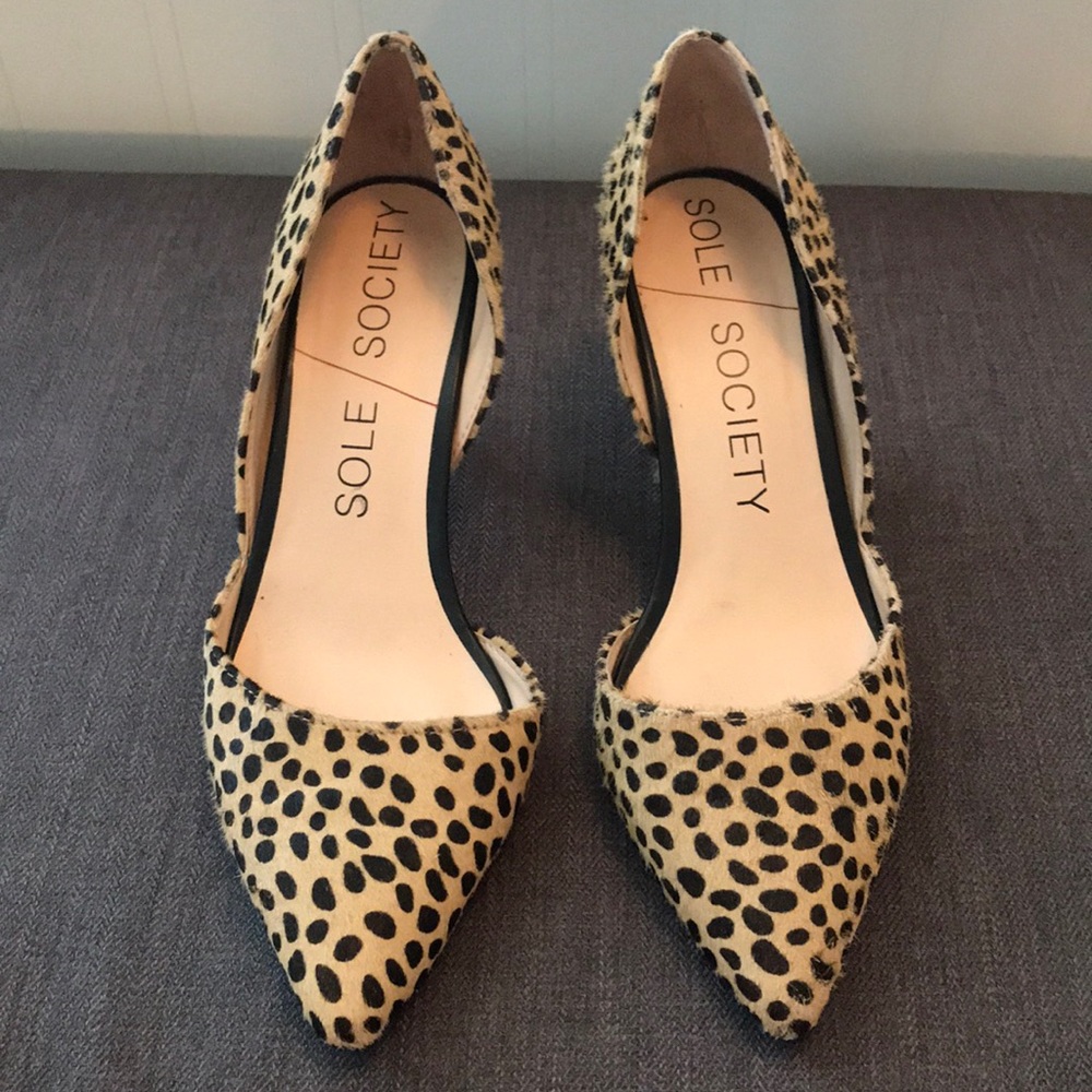 Leopard heels